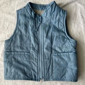 Gap Light Blue Vest. Size 12-18 mos
